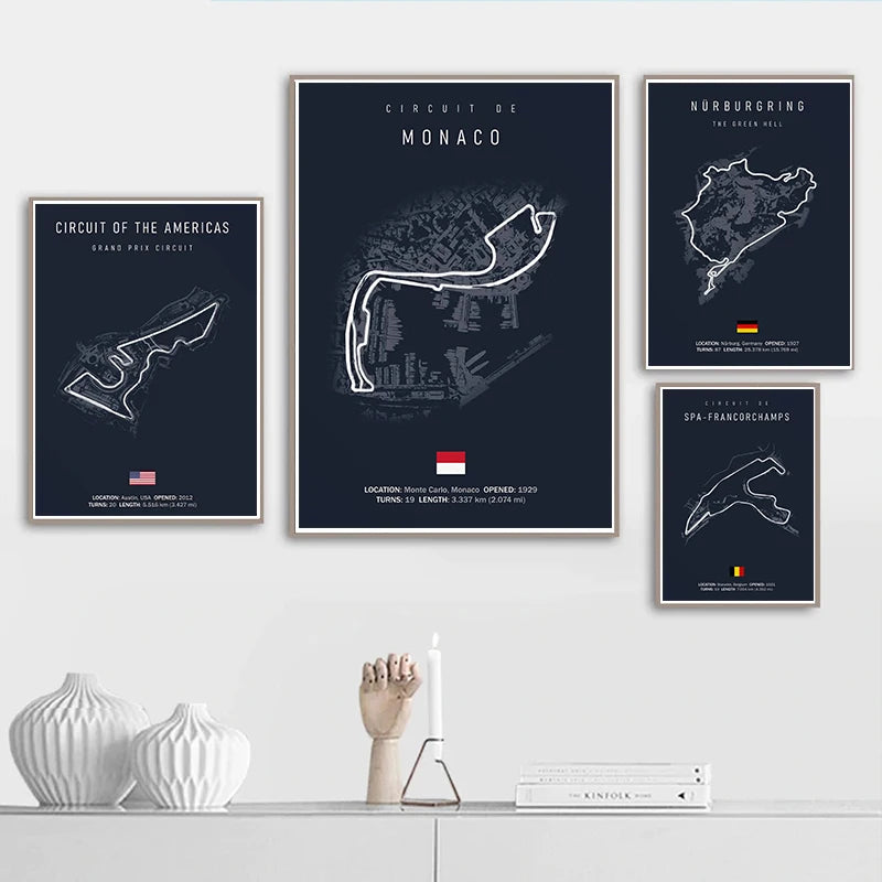 Affiche Du Circuit de Zandvoort - Grand prix des Pays-bas