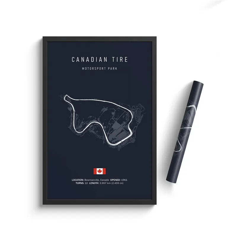 Affiche du circuit Canadian Tire – Mosport Park
