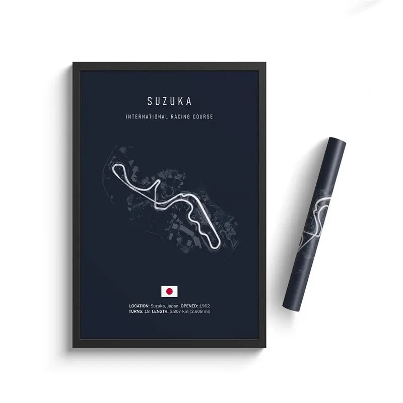 Affiche du circuit de Suzuka – Grand Prix du Japon