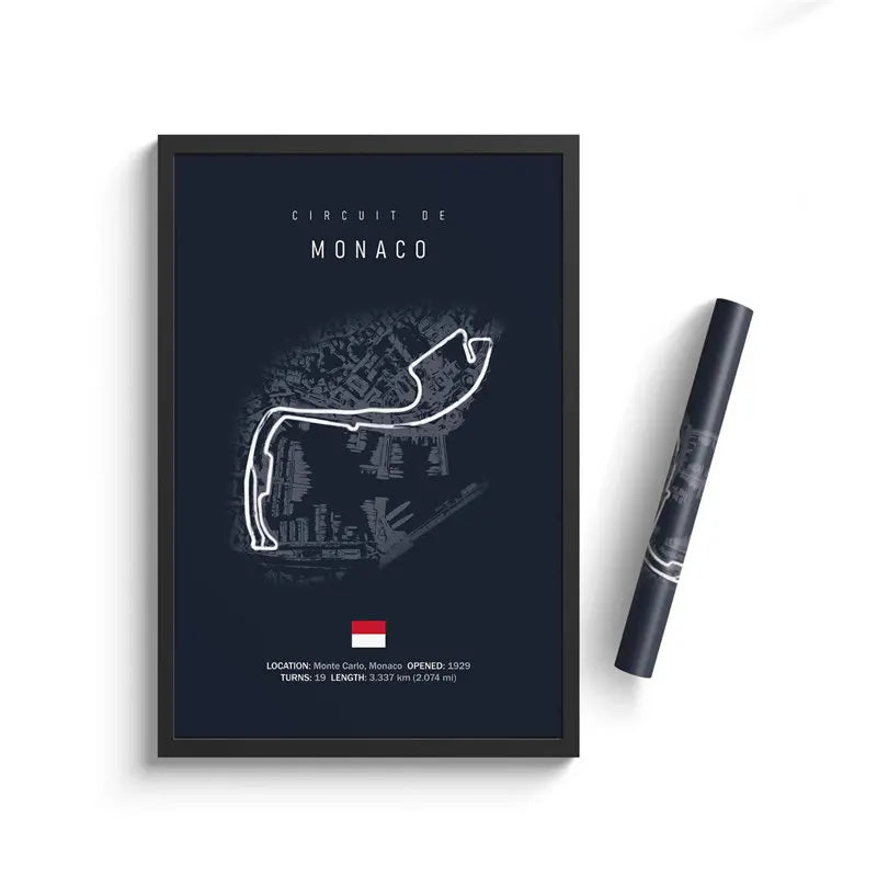 Affiche du circuit de Monaco – Grand Prix de Monaco