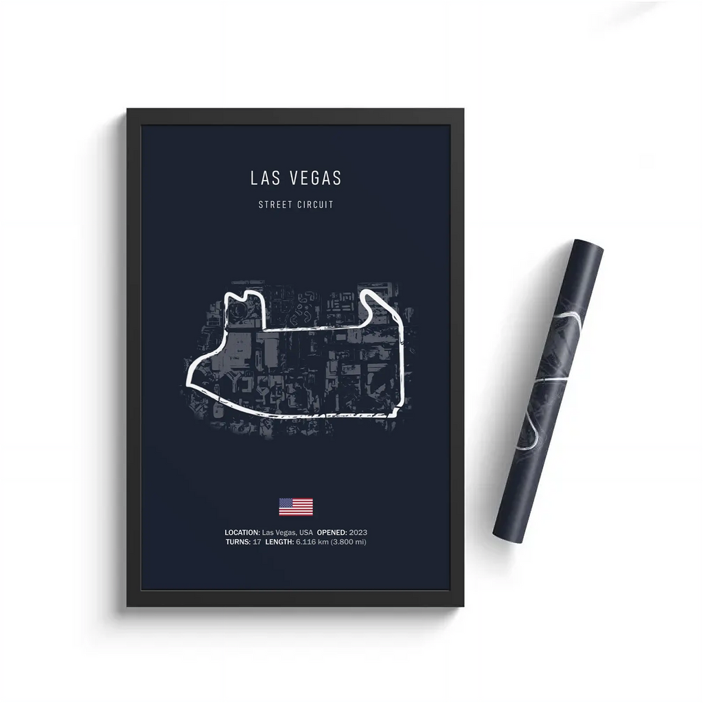 Affiche du circuit de Las Vegas – Grand Prix de Las Vegas