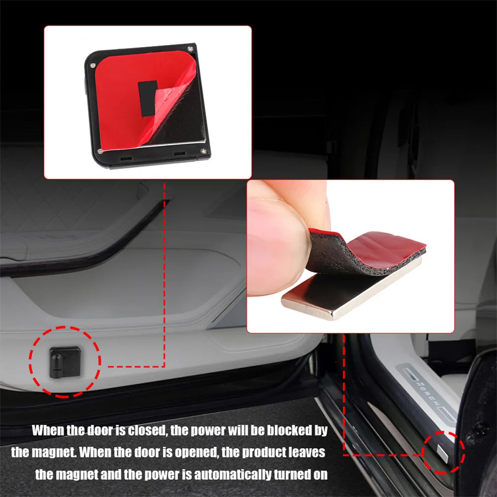 Projecteurs LED de Portière Sans Fil - Toyota