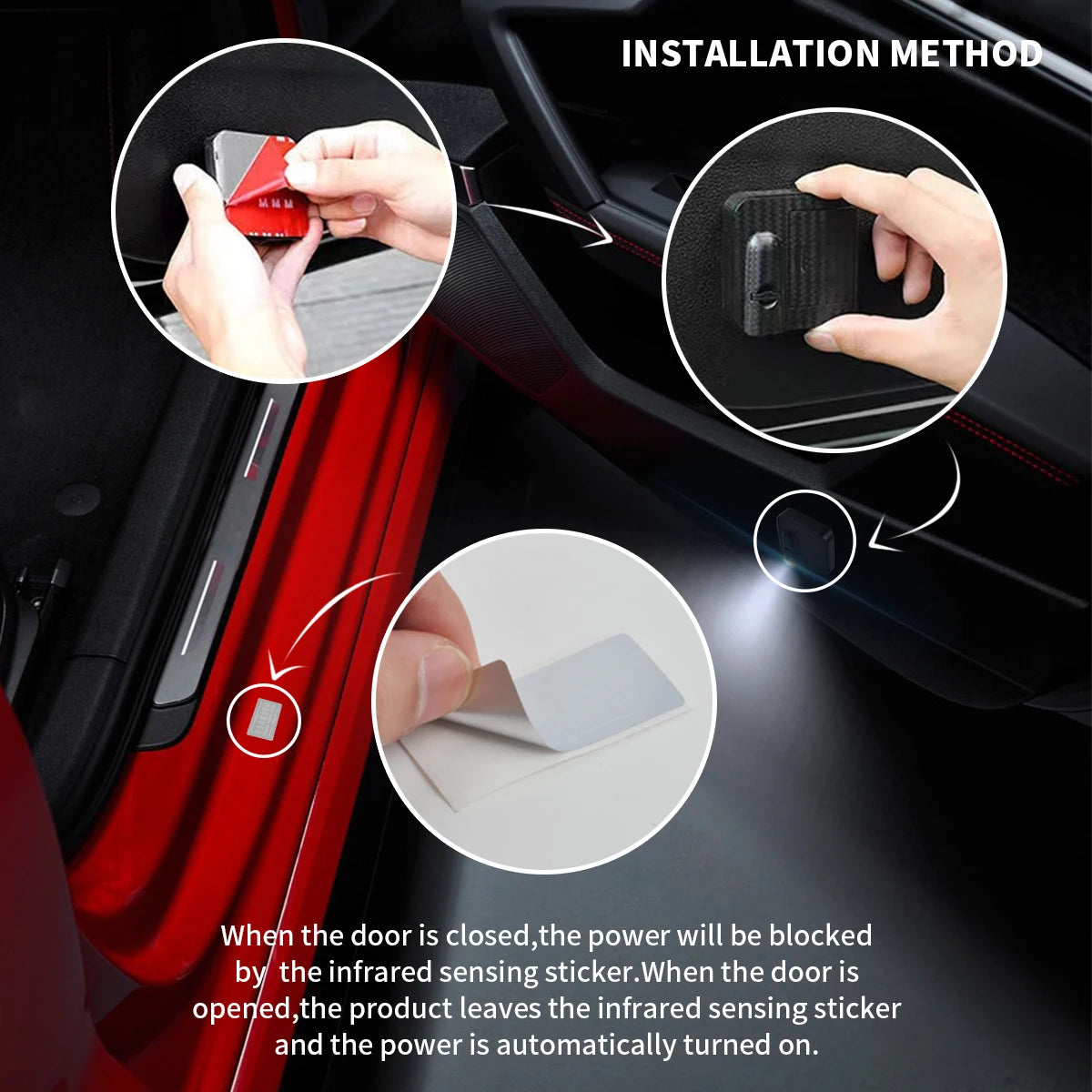 Projecteurs LED de Portière Sans Fil – Renault