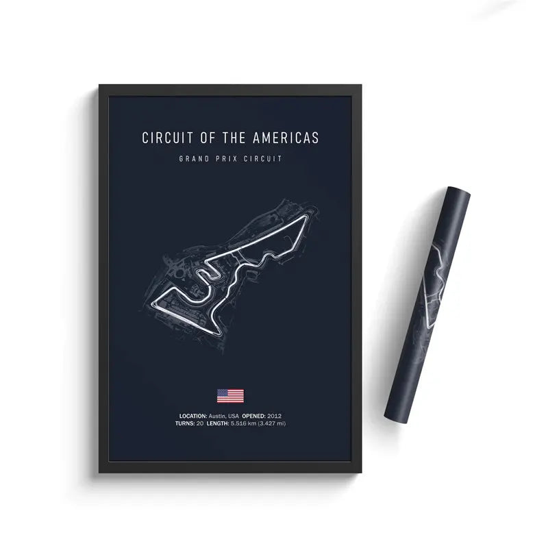 Affiche du Circuit des Amériques – Grand Prix des États-Unis