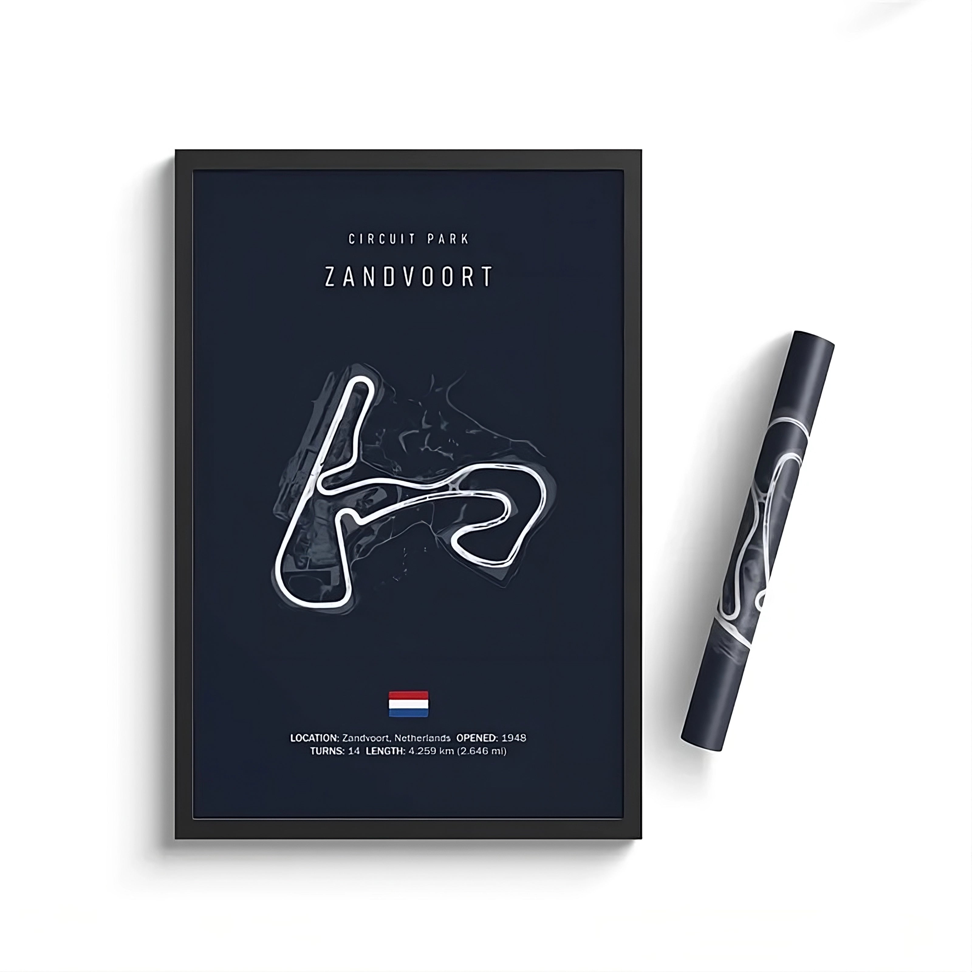 Affiche Du Circuit de Zandvoort - Grand prix des Pays-bas