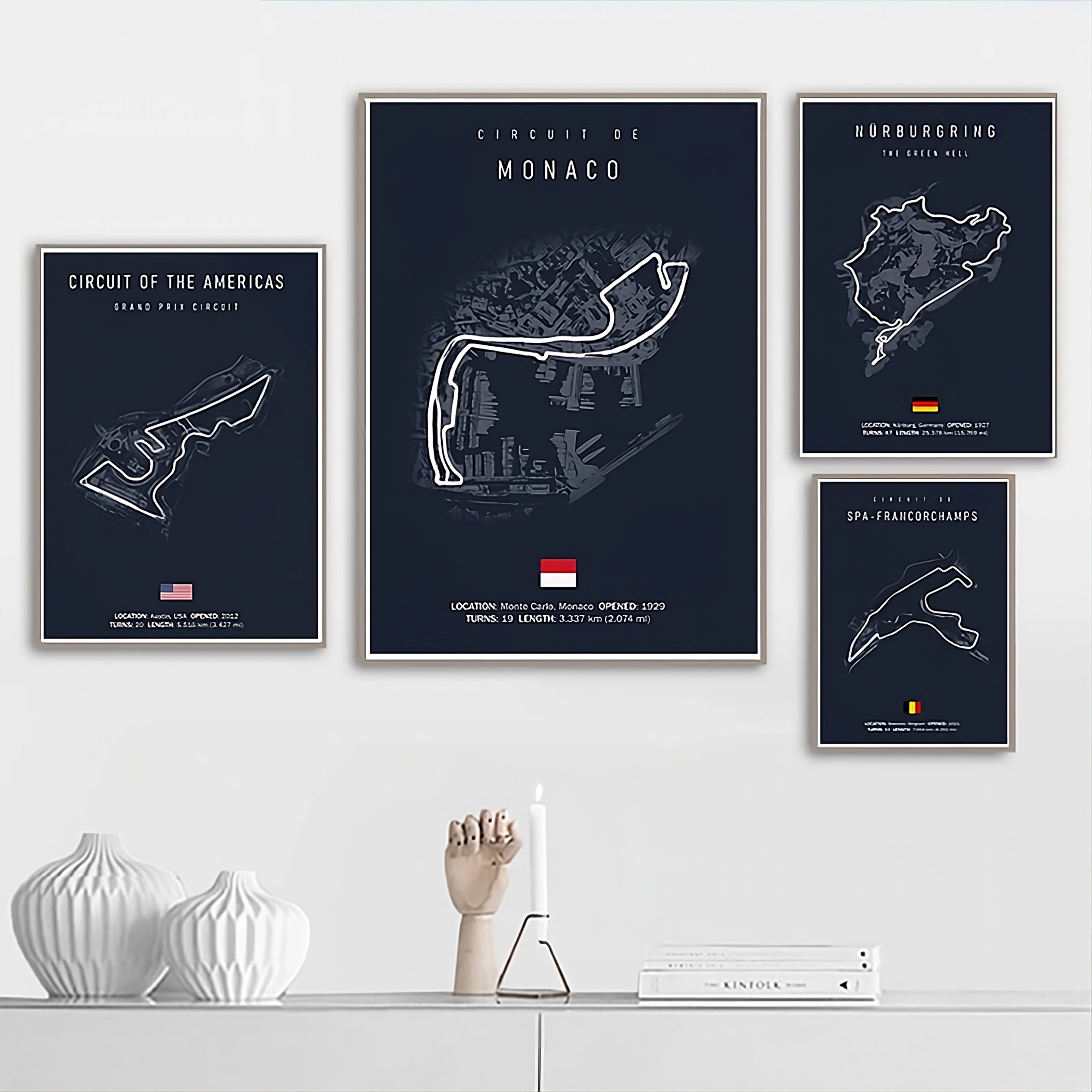 Affiche du circuit de Marina Bay – Grand Prix de Singapour